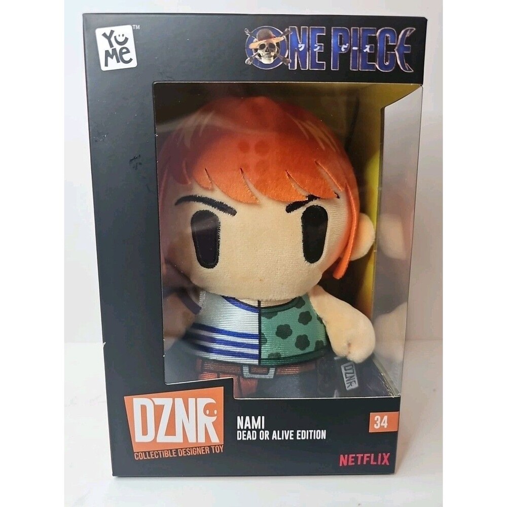YuMe DZNR One Piece NAMI Dead OR Alive Edition 34 Plush Figure NEW